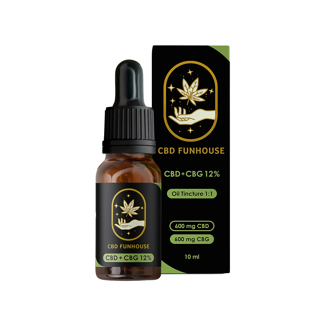CBD Funhouse 12% CBD+CBG Tincture 10ml