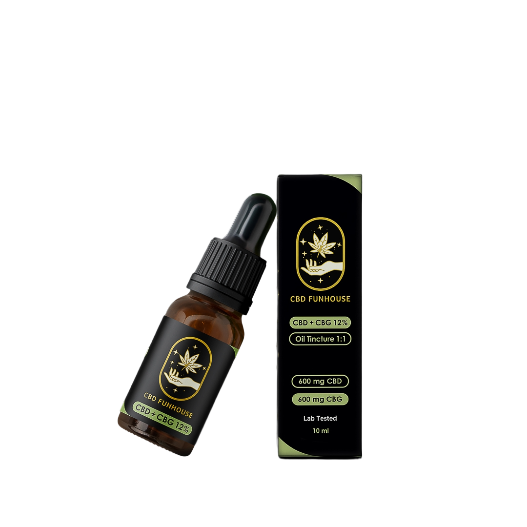 CBD Funhouse 12% CBD+CBG Tincture 10ml - Image 5