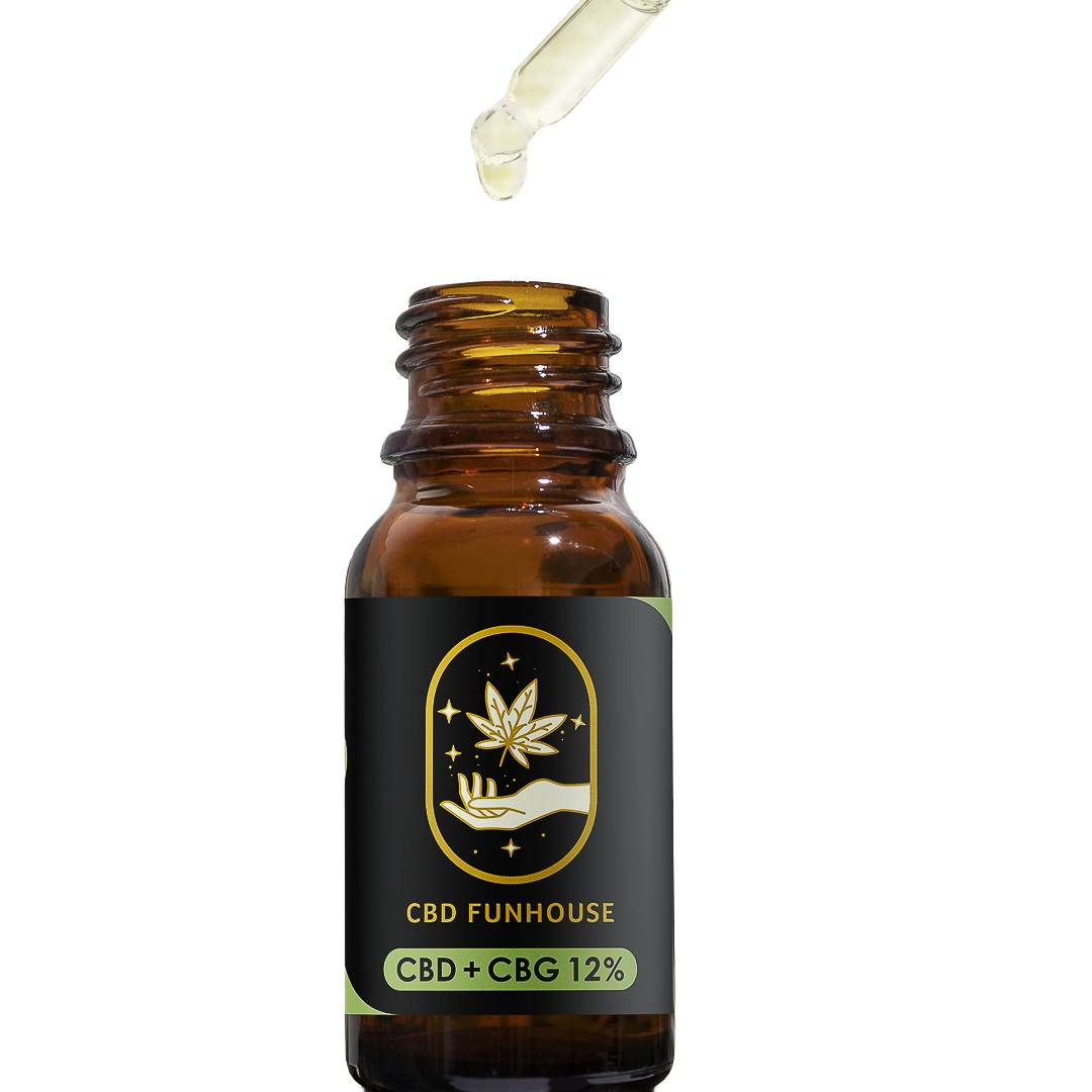 CBD Funhouse 12% CBD+CBG Tincture 10ml - Image 3