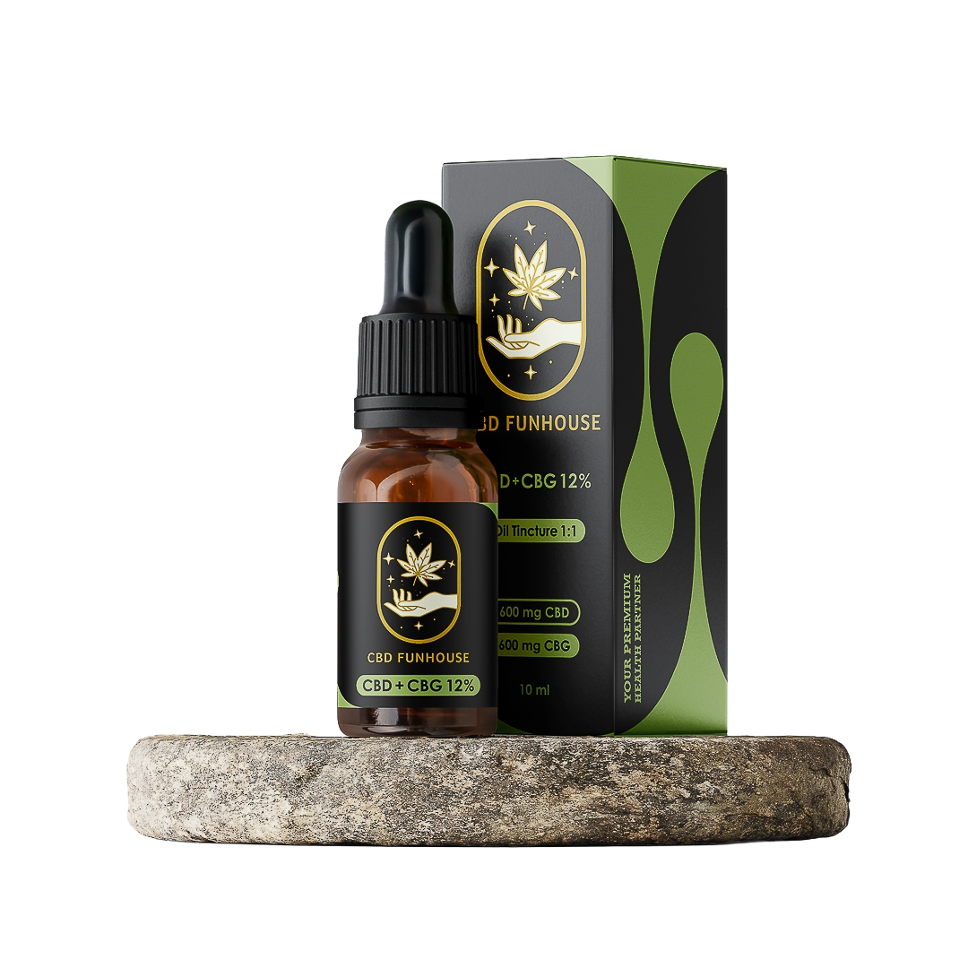 CBD Funhouse 12% CBD+CBG Tincture 10ml - Image 6