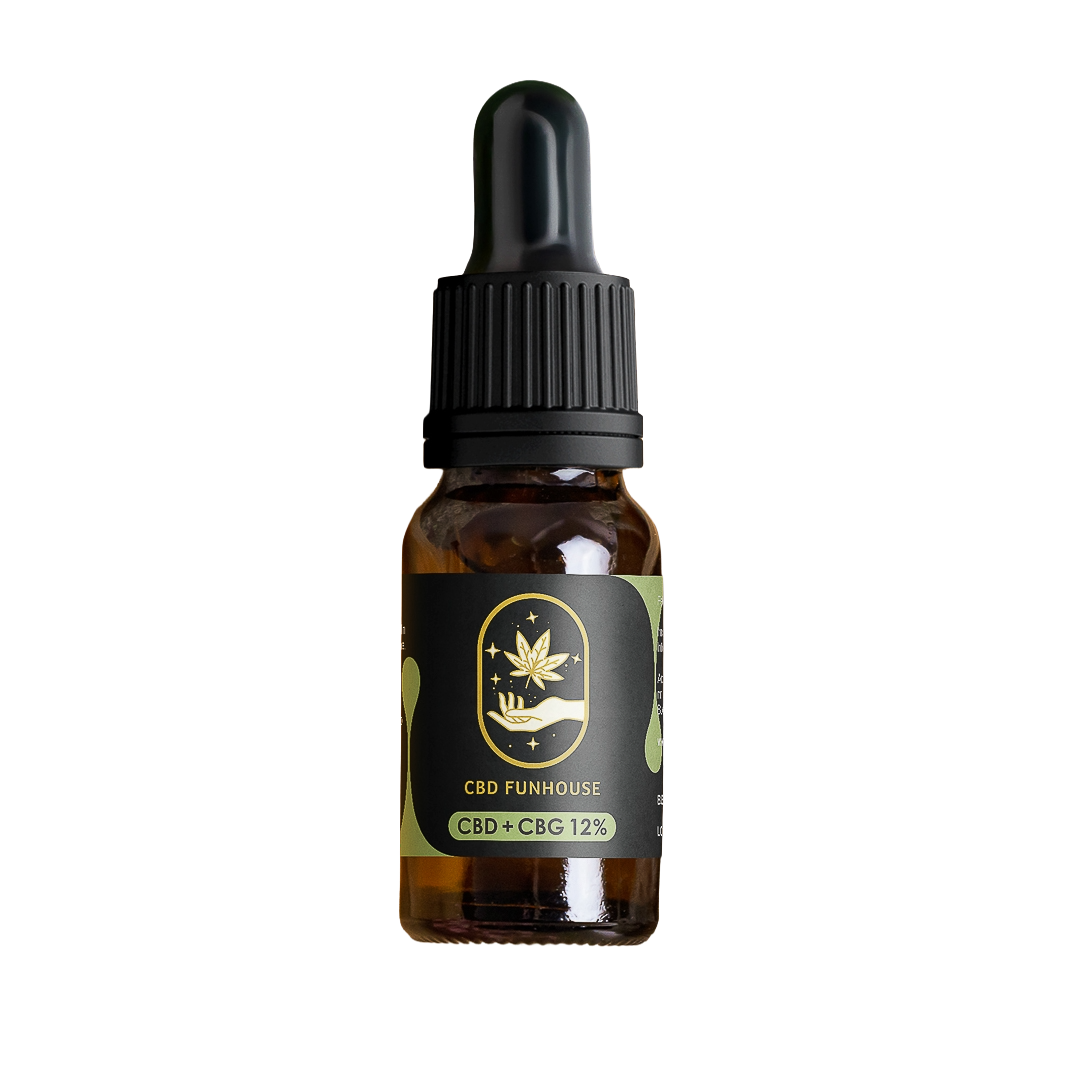 CBD Funhouse 12% CBD+CBG Tincture 10ml - Image 4