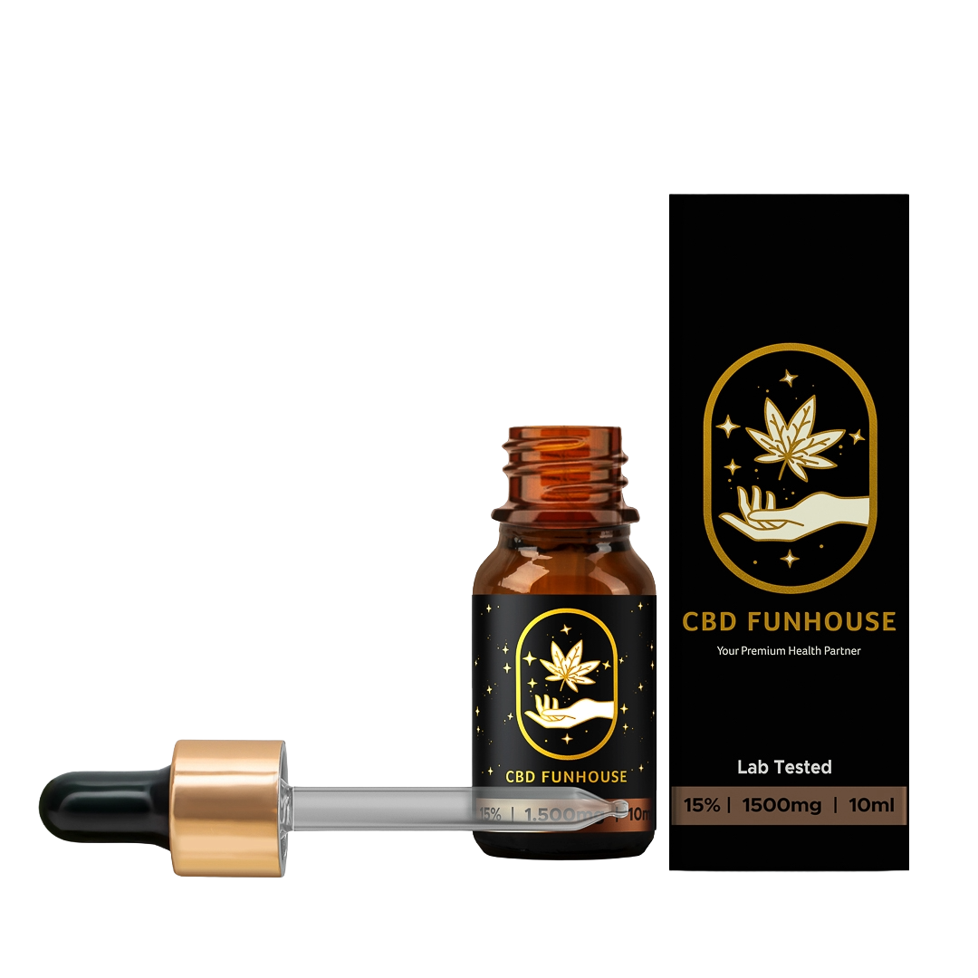 CBD Funhouse 15% Premium CBD Oil (1500mg) 10ml - Image 2