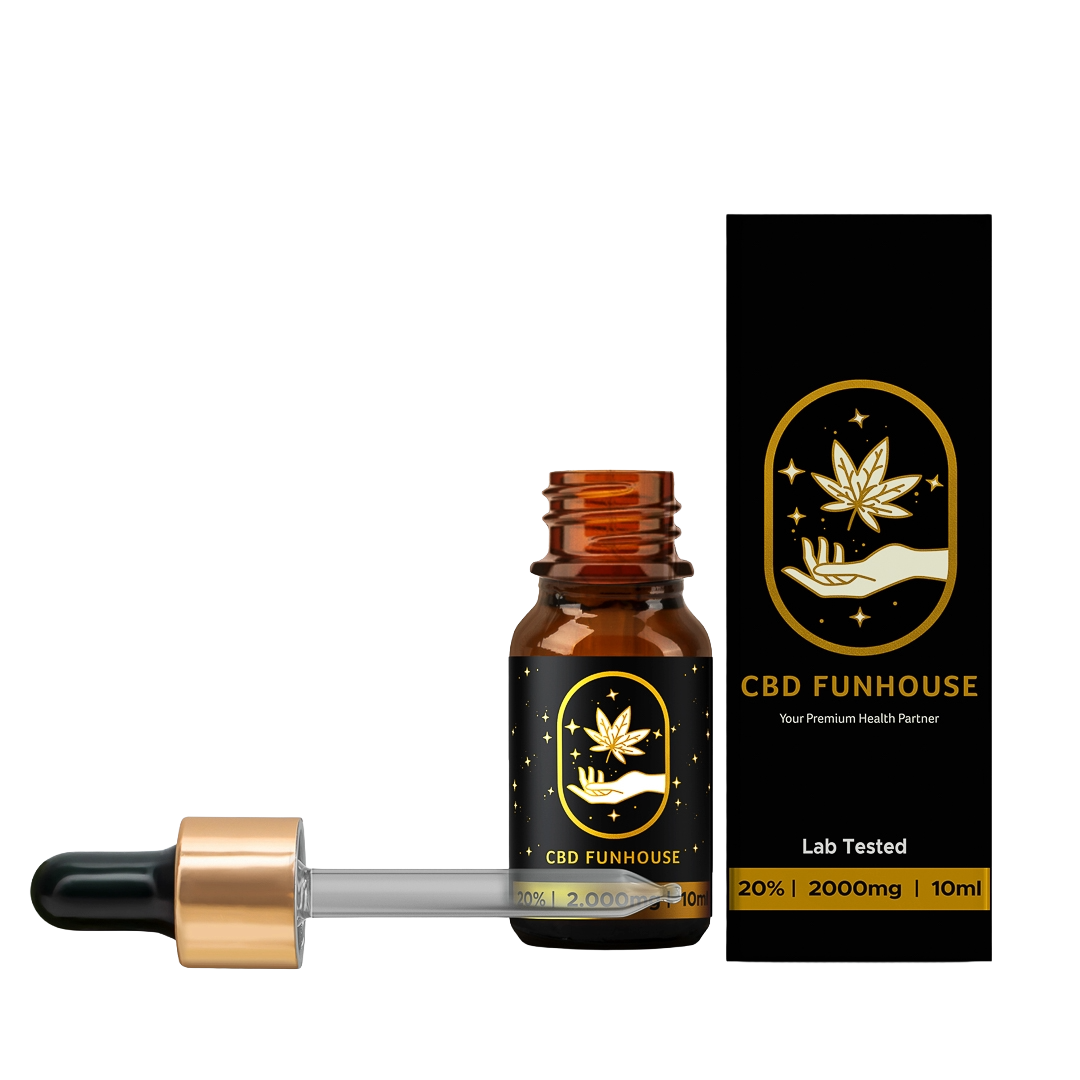 CBD Funhouse 20% Premium CBD Oil (2000 mg) 10ml - Image 2
