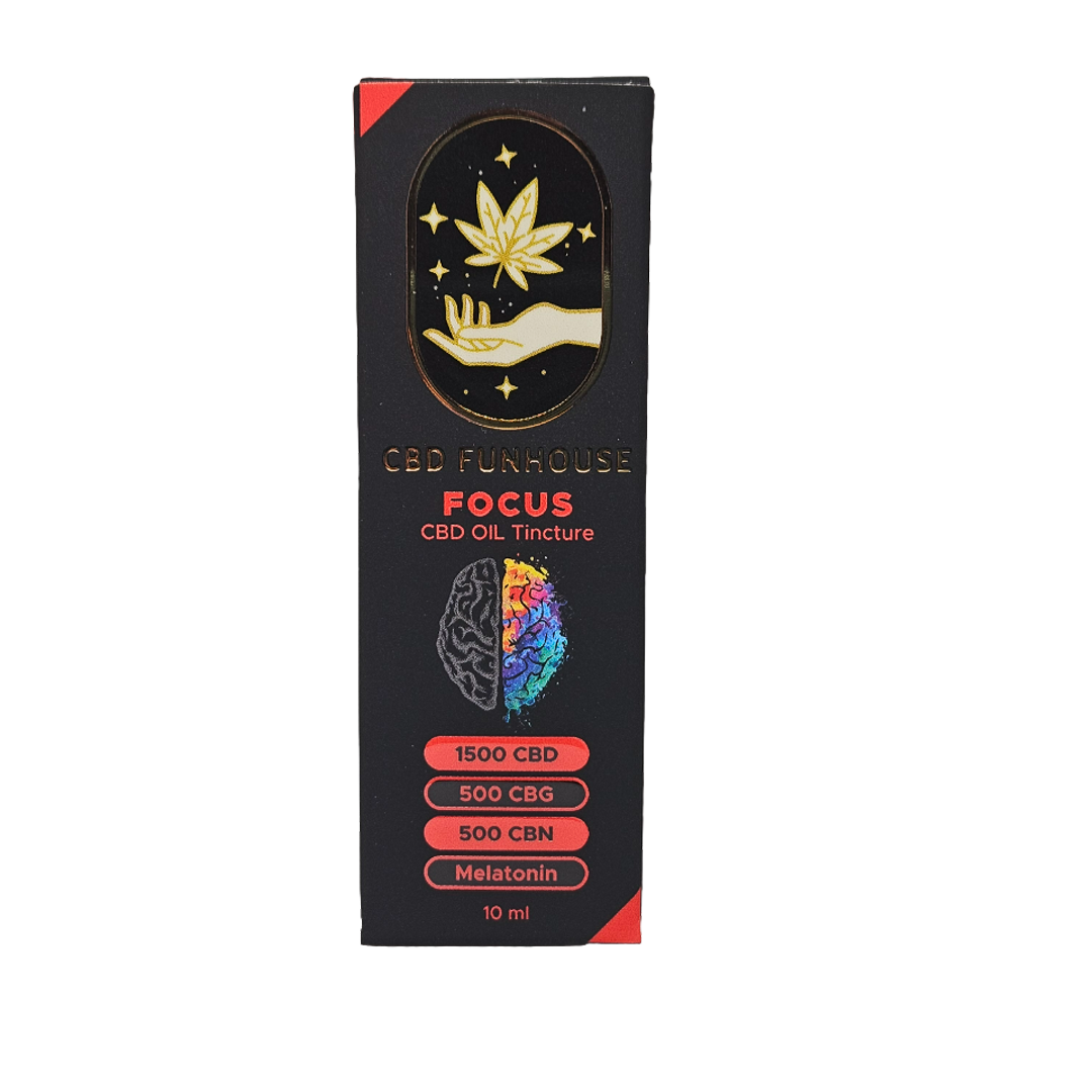 CBD Funhouse FOCUS Tincture 2500mg, 10ml - Image 4