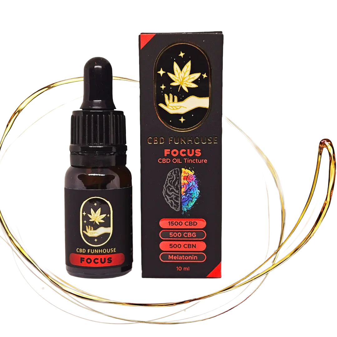 CBD Funhouse FOCUS Tincture 2500mg, 10ml - Image 5