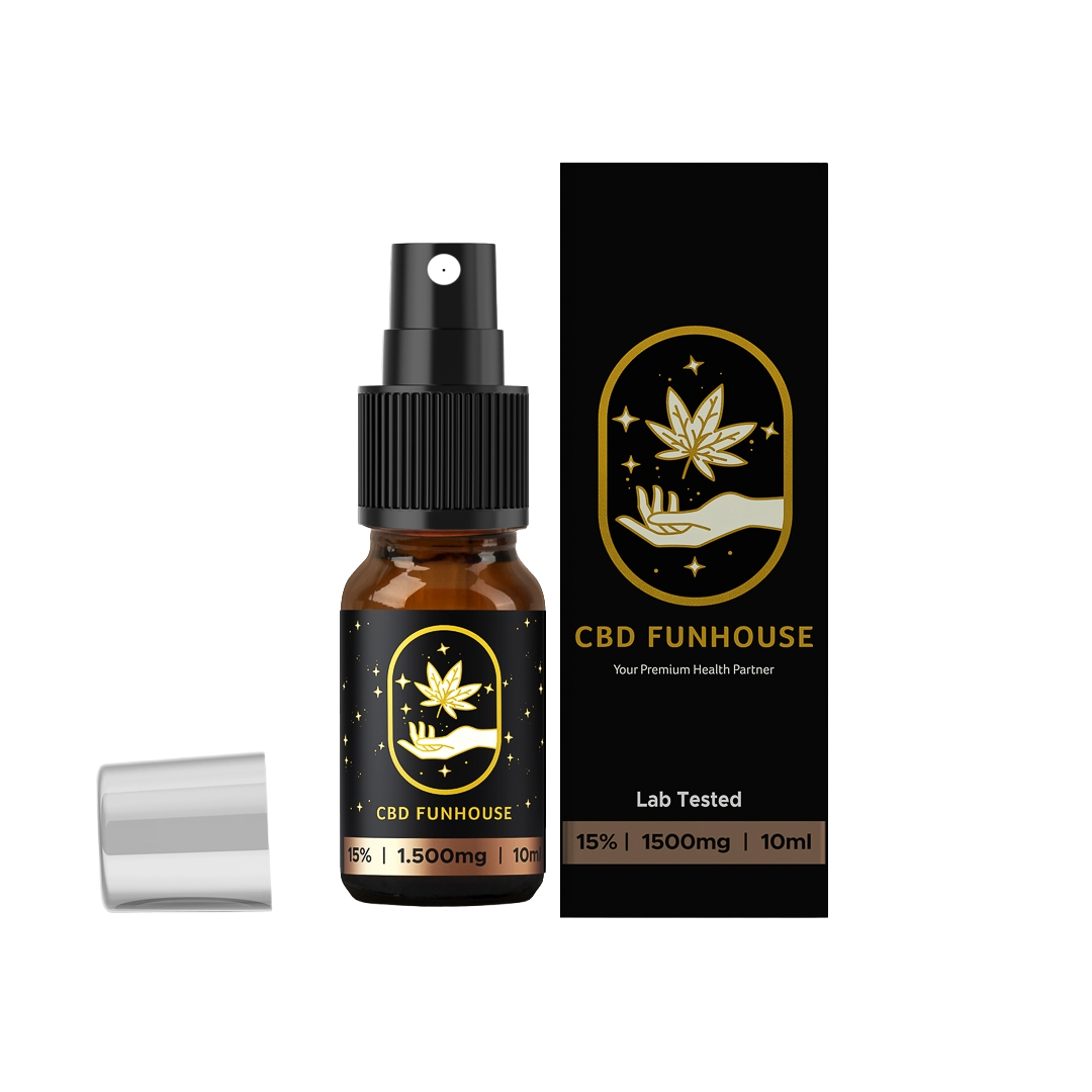CBD Funhouse 15% CBD Oil Spray 10ml - Image 4