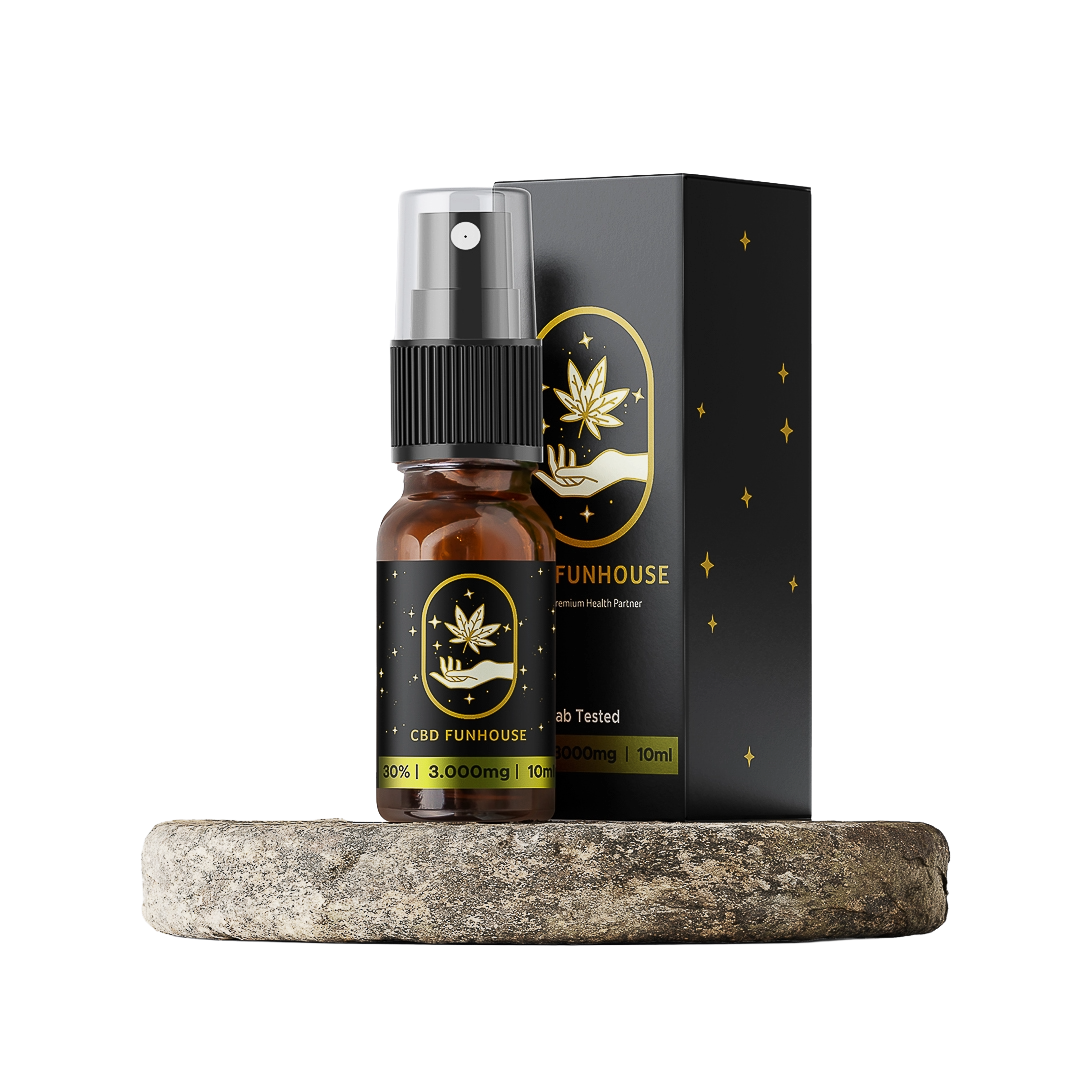 CBD FUNHOUSE 30% CBD Oil Spray 10ml - Image 4