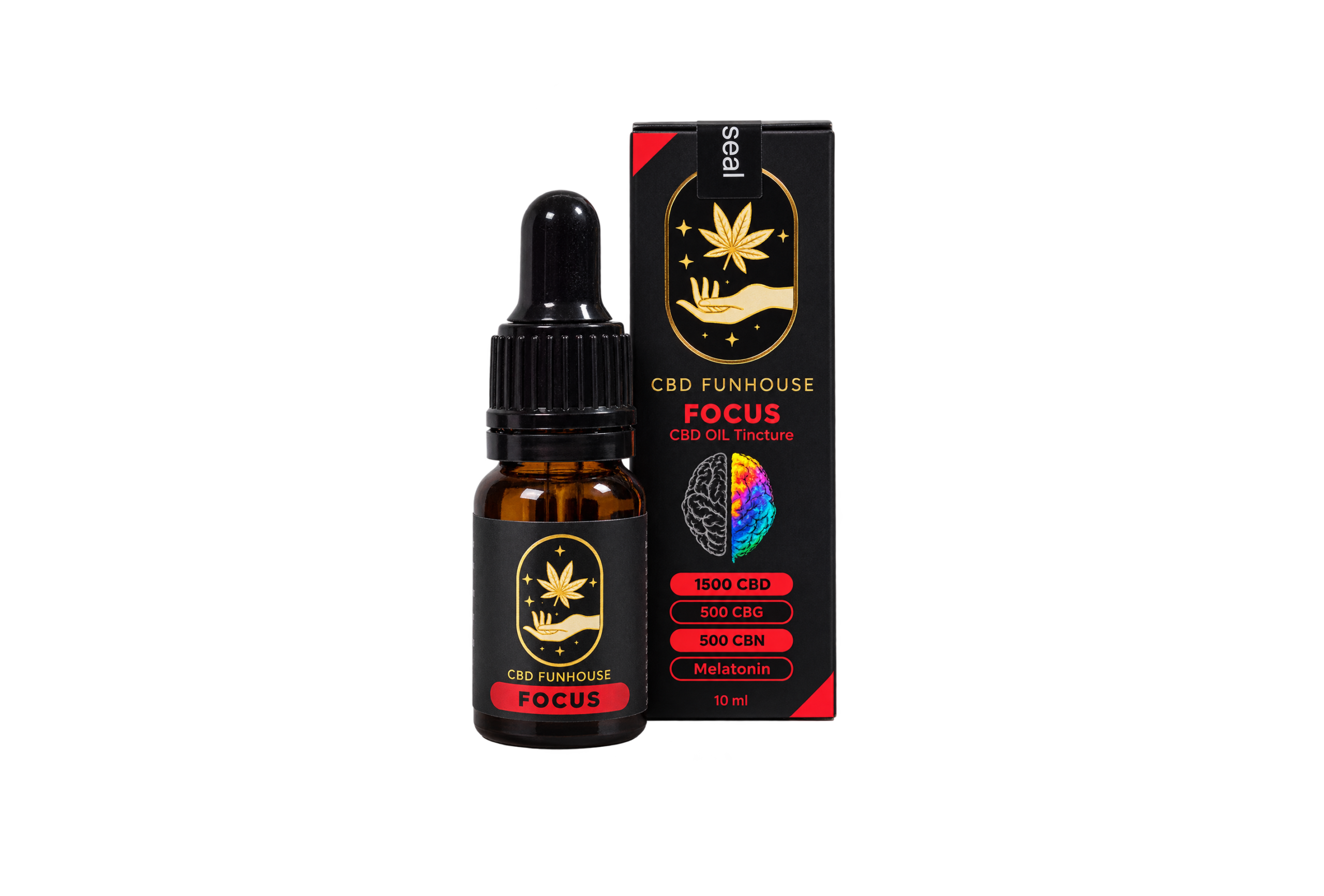 CBD Funhouse FOCUS Tincture 2500mg, 10ml